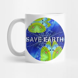 Save Earth Global Warming Climate Change Go Green Earth Day Mug